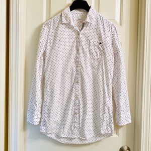 AERIE Button Down Sleep Shirt Size Medium